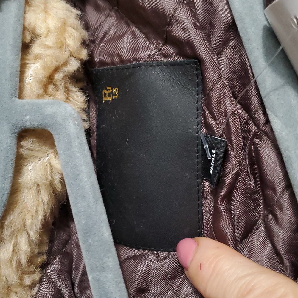 NWT R13 Cropped Garage Flight jacket - Picture 5 of 8